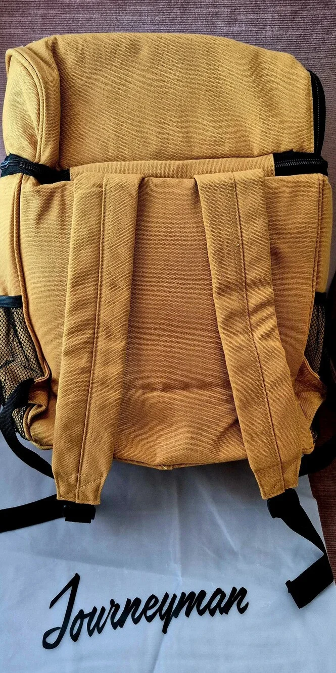 NWOT Journeyman Mustard Canvas Cooler Backpack